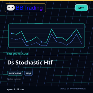 Ds Stochastic Htf MT5 indicator source code download cover