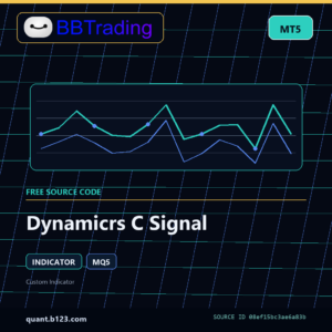 Dynamicrs C Signal MT5 indicator source code download cover
