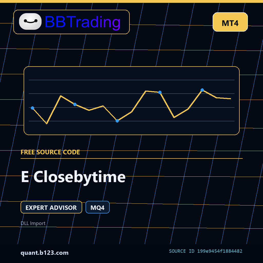 e-closebytime-bbtrading-source-cover E Closebytime MT4 EA source code download cover
