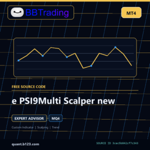 e PSI9Multi Scalper new MT4 source code download cover