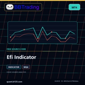 Efi Indicator MT4 indicator source code download cover