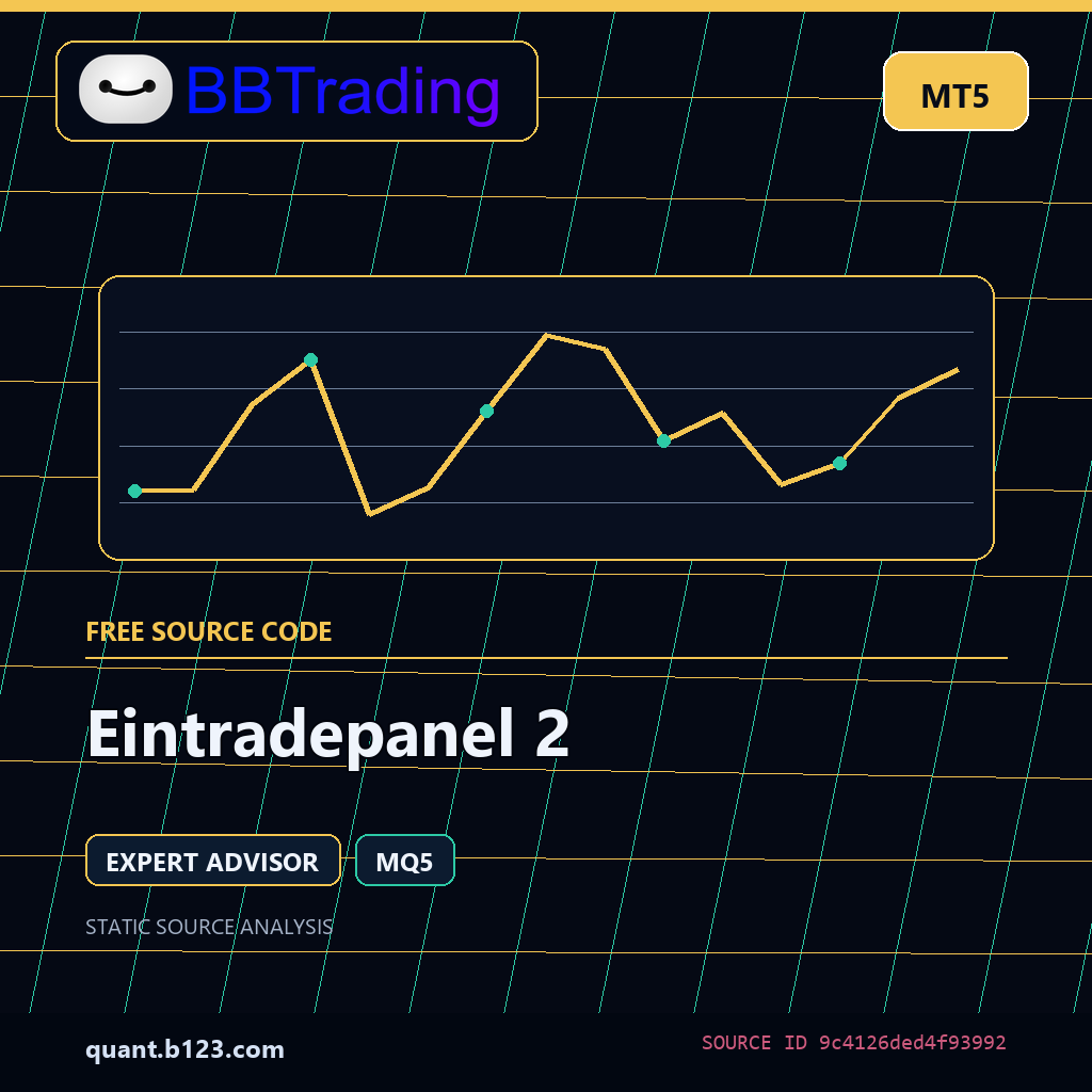 eintradepanel-2-bbtrading-source-cover Eintradepanel 2 MT5 EA source code download cover
