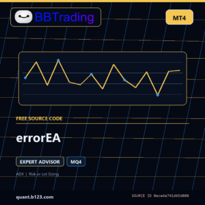 errorEA MT4 EA source code download cover