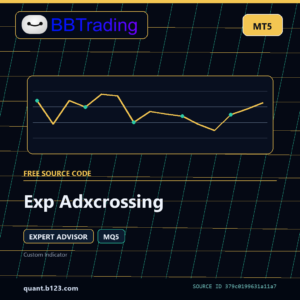 Exp Adxcrossing MT5 EA source code download cover