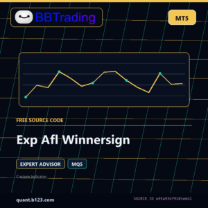 Exp Afl Winnersign MT5 EA source code download cover