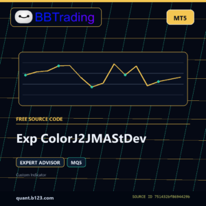 Exp ColorJ2JMAStDev MT5 source code download cover