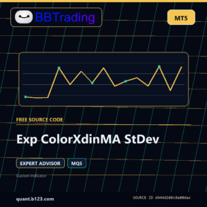 Exp ColorXdinMA StDev MT5 EA source code download cover
