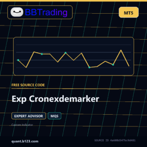 Exp Cronexdemarker MT5 EA source code download cover