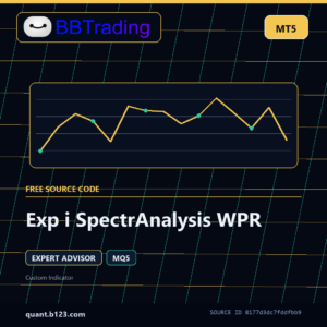 Exp i SpectrAnalysis WPR MT5 EA source code download cover