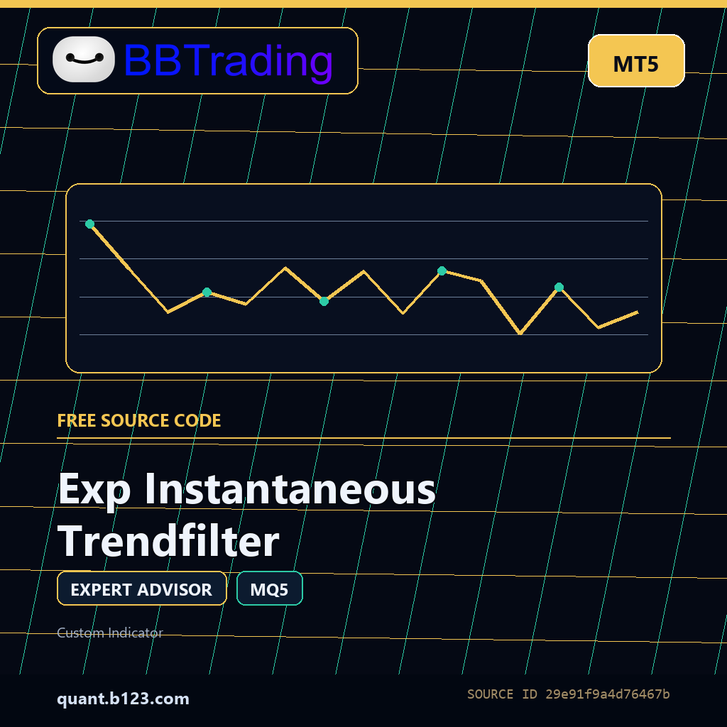 exp-instantaneous-trendfilter-bbtrading-source-cover Exp Instantaneous Trendfilter MT5 EA source code download cover