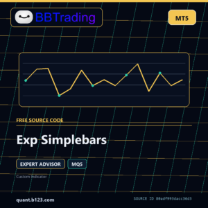 Exp Simplebars MT5 EA source code download cover
