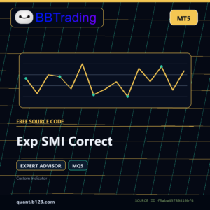 Exp SMI Correct MT5 EA source code download cover