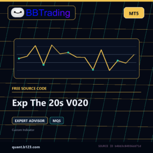 Exp The 20s V020 MT5 EA source code download cover
