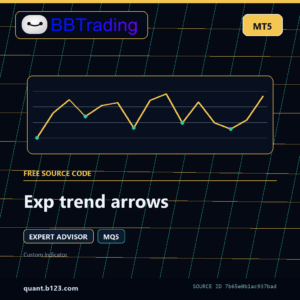 Exp trend arrows MT5 EA source code download cover