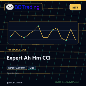 Expert Ah Hm CCI MT5 EA source code download cover