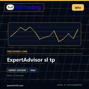 ExpertAdvisor sl tp MT4 EA source code download cover