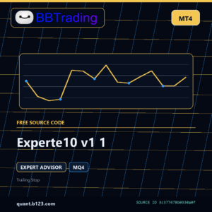 Experte10 v1 1 MT4 EA source code download cover