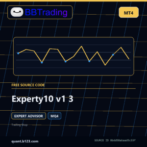 Experty10 v1 3 MT4 EA source code download cover