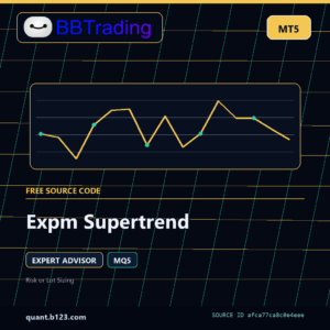 Expm Supertrend MT5 EA source code download cover