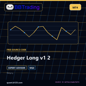 Hedger Long v1 2 MT4 EA source code download cover
