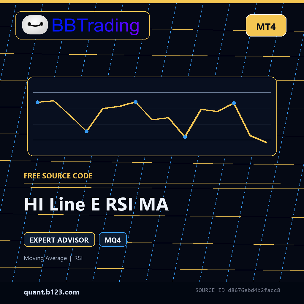 hi-line-e-rsi-ma-bbtrading-source-cover HI Line E RSI MA MT4 EA source code download cover