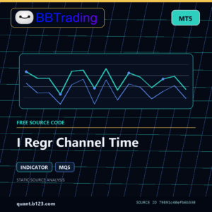 I Regr Channel Time MT5 indicator source code download cover