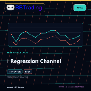 i Regression Channel MT4 indicator source code download cover