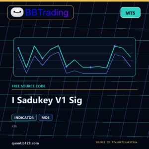 I Sadukey V1 Sig MT5 indicator source code download cover