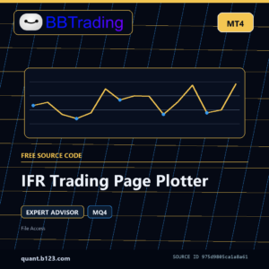 IFR Trading Page Plotter MT4 EA source code download cover
