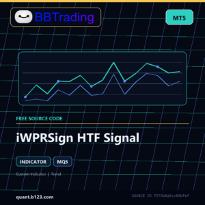iWPRSign HTF Signal MT5 indicator source code download cover