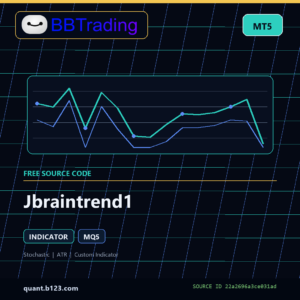 Jbraintrend1 MT5 indicator source code download cover