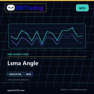 Lsma Angle MT5 indicator source code download cover