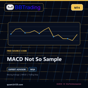MACD Not So Sample MT4 EA source code download cover