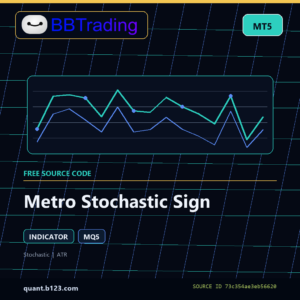 Metro Stochastic Sign MT5 indicator source code download cover
