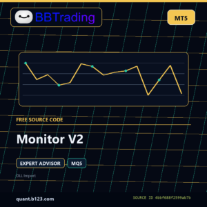 Monitor V2 MT5 EA source code download cover
