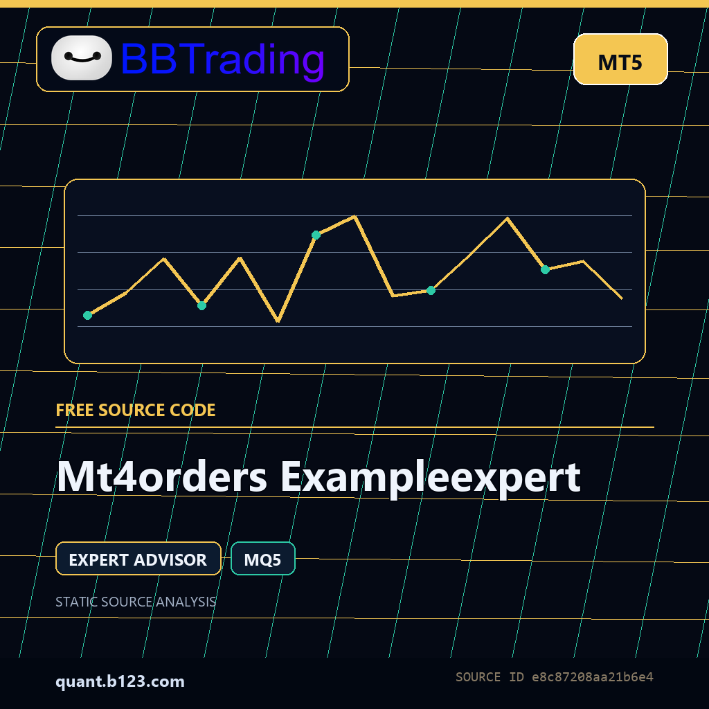 mt4orders-exampleexpert-bbtrading-source-cover Mt4orders Exampleexpert MT5 EA source code download cover