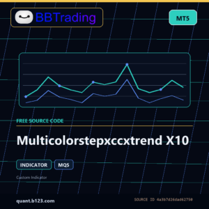 Multicolorstepxccxtrend X10 MT5 indicator source code download cover