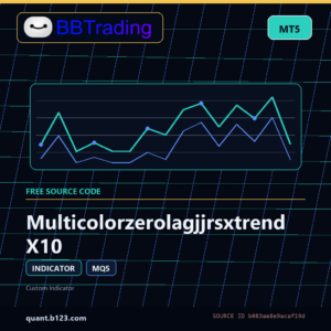 Multicolorzerolagjjrsxtrend X10 MT5 indicator source code download cover
