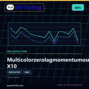 Multicolorzerolagmomentumosmatrend X10 MT5 indicator source code download cover