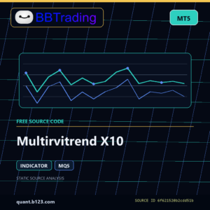 Multirvitrend X10 MT5 indicator source code download cover
