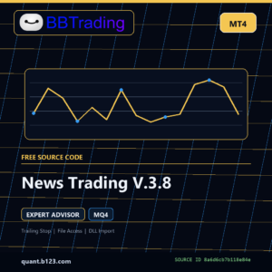 News Trading V.3.8 MT4 source code download cover
