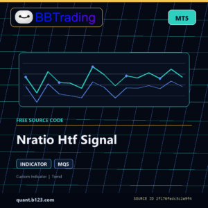 Nratio Htf Signal MT5 indicator source code download cover