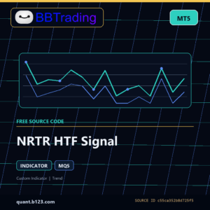 NRTR HTF Signal MT5 indicator source code download cover