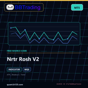 Nrtr Rosh V2 MT5 indicator source code download cover