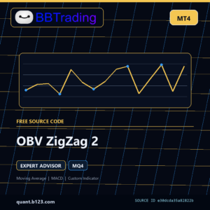 OBV ZigZag 2 MT4 EA source code download cover
