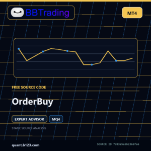 OrderBuy MT4 EA source code download cover