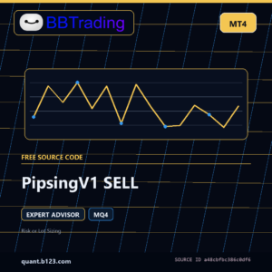 PipsingV1 SELL MT4 EA source code download cover