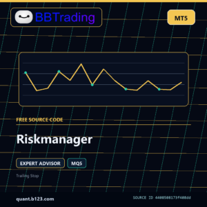 Riskmanager MT5 EA source code download cover