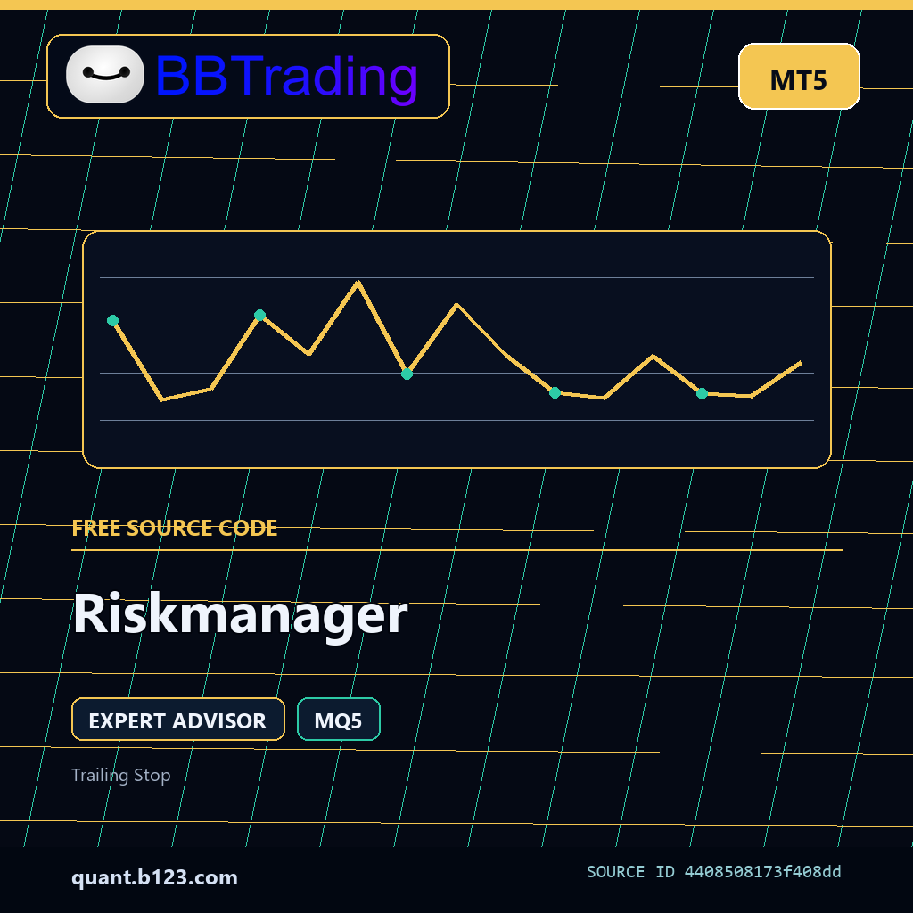 riskmanager-bbtrading-source-cover Riskmanager MT5 EA source code download cover
