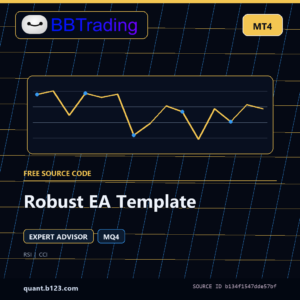 Robust EA Template MT4 EA source code download cover